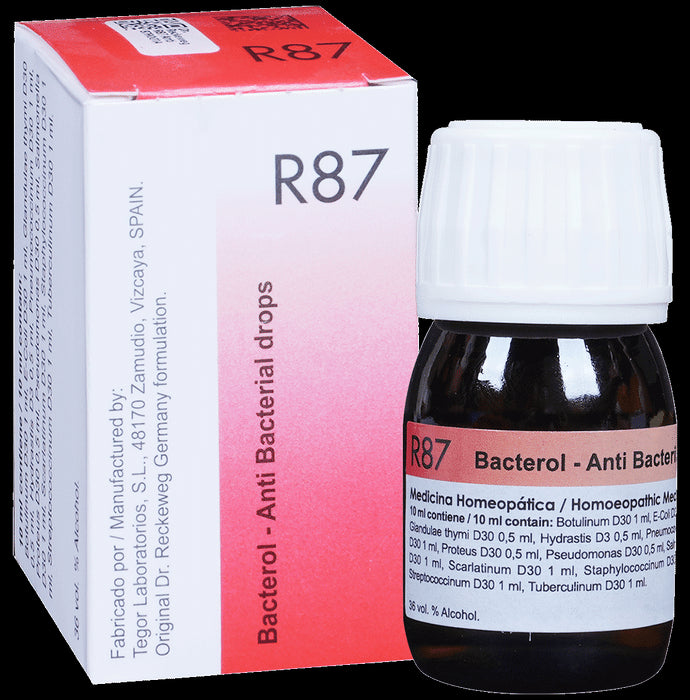 Dr. Reckeweg R87 Anti Bacterial Drop - Nibasu