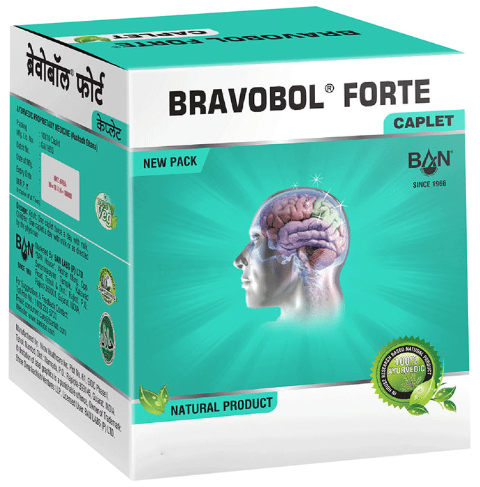 Bravobol | Ayurvedic Support for Brain & Memory Wellness| Caplet - Nibasu