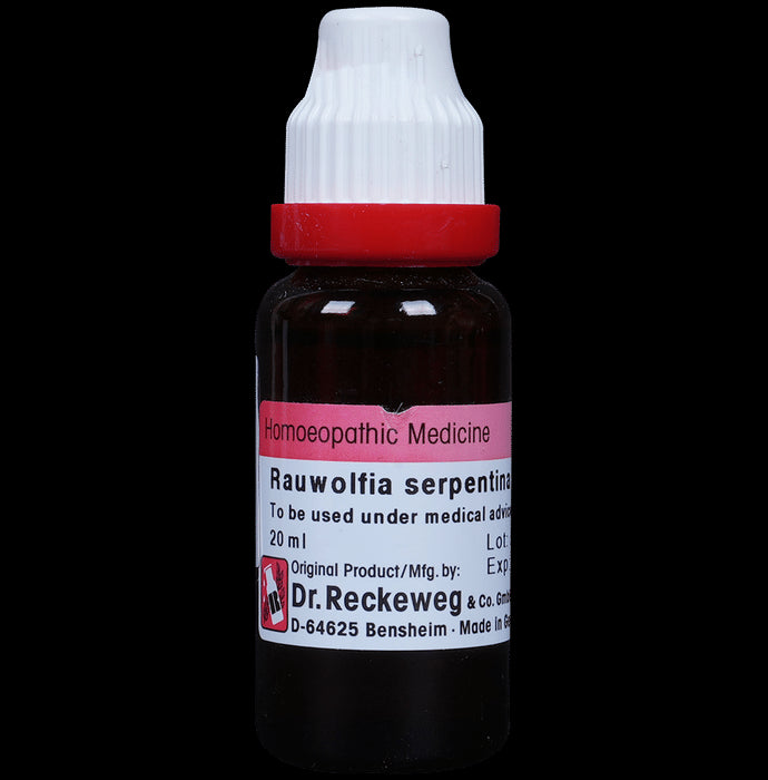 Dr. Reckeweg Rauwolfia Serp Mother Tincture Q - Nibasu