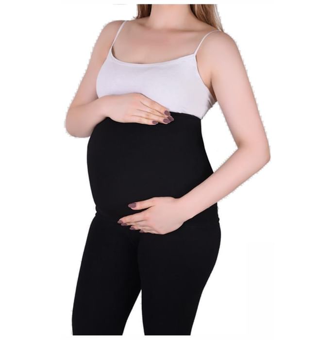 Brightsandz Svanah Radiation Shielded Maternity Belly Band XL Black - Nibasu