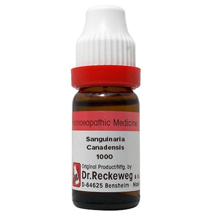 Dr. Reckeweg Sanguinaria Canadensis Dilution 1000 CH - Nibasu