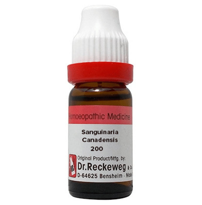 Dr. Reckeweg Sanguinaria Canadensis Dilution 200 CH - Nibasu