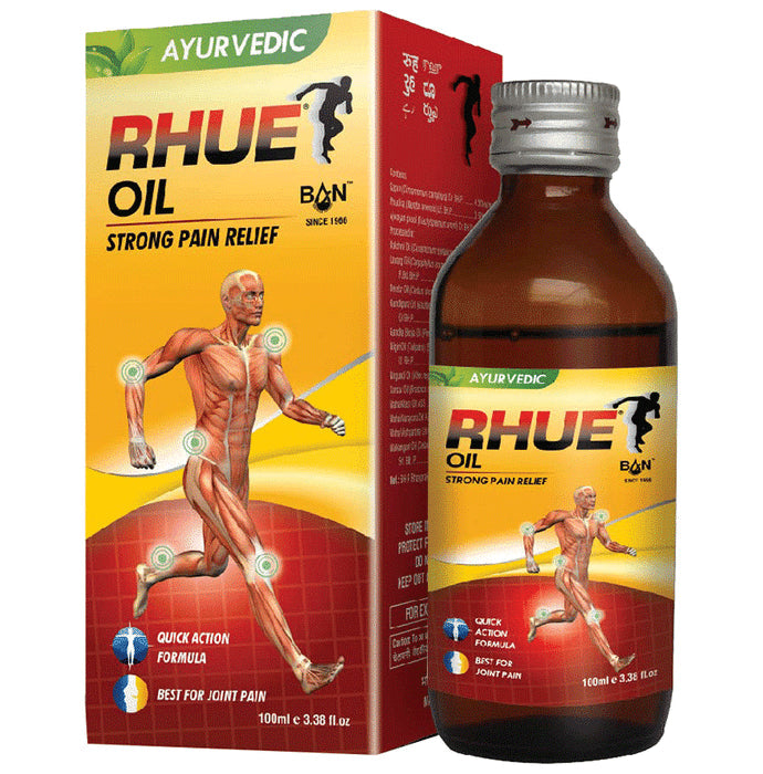 Rhue Oil | Ayurvedic Strong Pain Relief & Joint Care | - Nibasu
