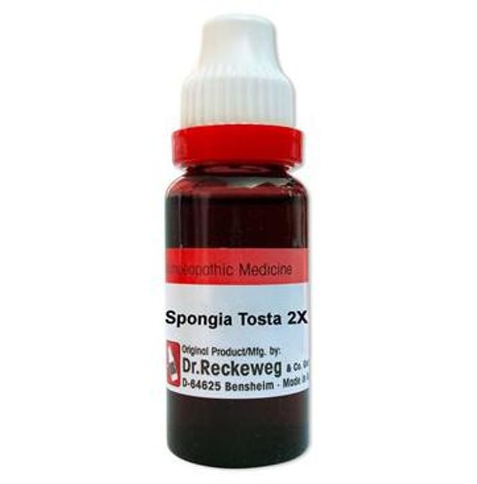 Dr. Reckeweg Spongia Tosta 2X Mother Tincture Q - Nibasu