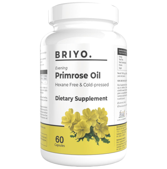 Briyo Primrose Oil 500 mg Capsules to Help Promote Women Health - Nibasu