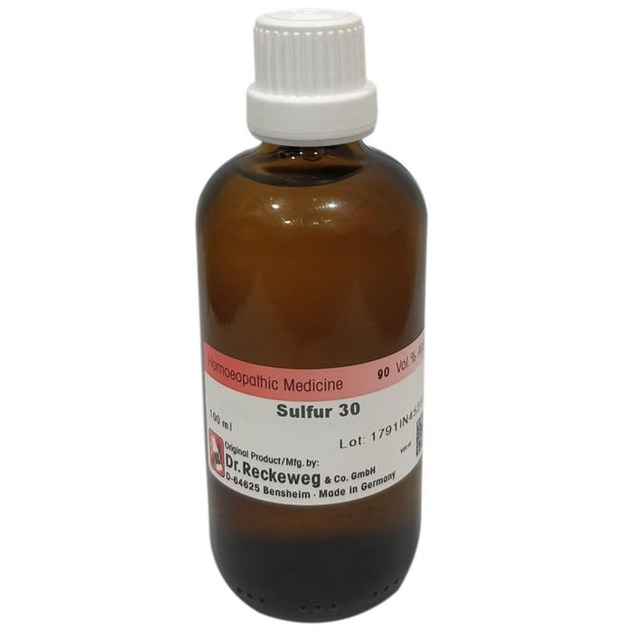 Dr. Reckeweg Sulphur Dilution 30 CH - Nibasu