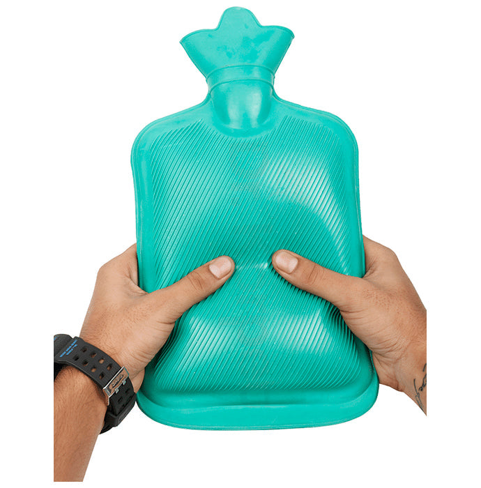 Dr. Korpet Hot Water Bottle, Hot Water Bag for Pain Relief and Cramps Bag Green - Nibasu
