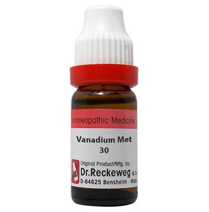 Dr. Reckeweg Vanadium Met Dilution 30 CH - Nibasu