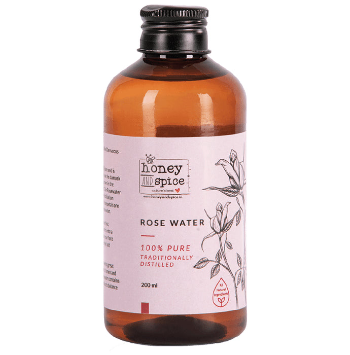 Honey and Spice 100% Pure Rose Water - Nibasu