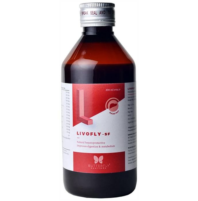 Butterfly Ayurveda Livofly-SF Syrup - Nibasu
