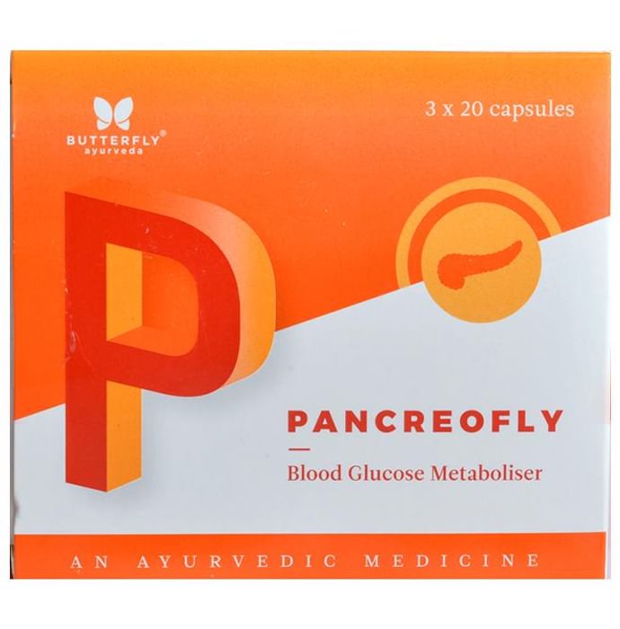 Butterfly Ayurveda Pancreofly Capsule - Nibasu