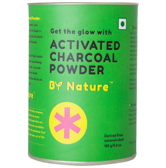 By Nature Activated Charcoal Powder - Nibasu