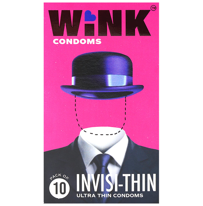 Wink Invisi-Thin Ultra Thin Condom - Nibasu