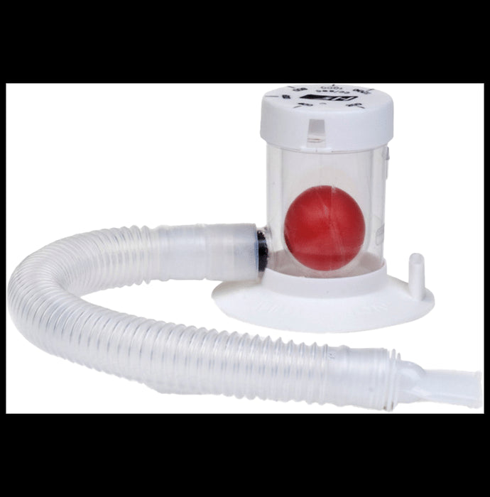 Hudson Incentive Spirometer / Respirometer Single ball Breathing Exerciser - Nibasu