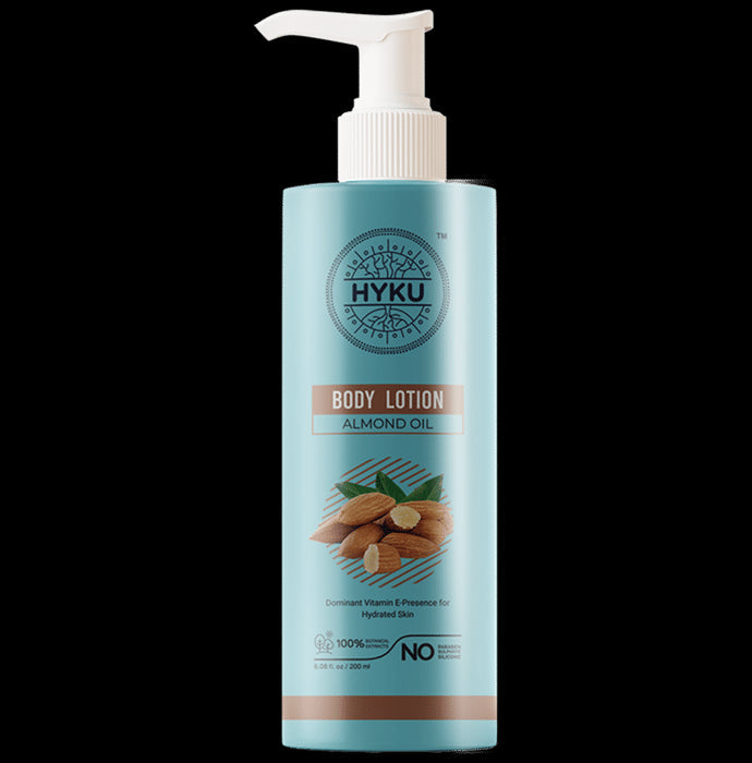 Hyku Almond Oil Body Lotion (200ml Each) - Nibasu