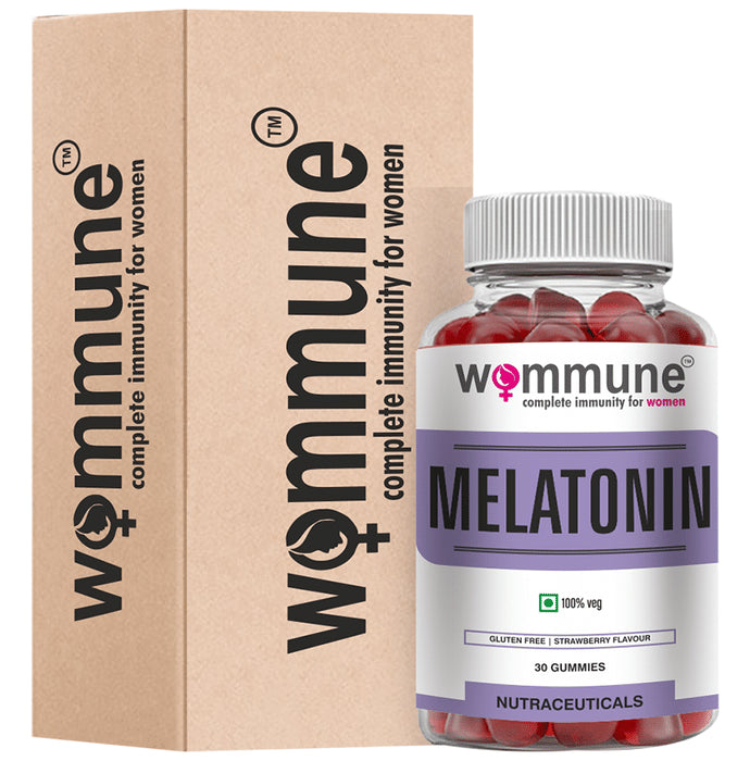Wommune Melatonin Gummies Strawberry - Nibasu