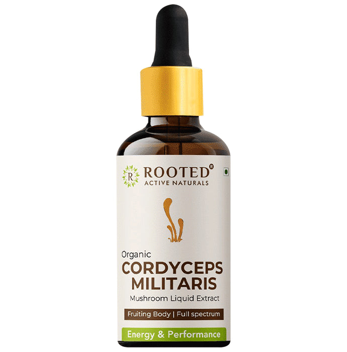 Rooted Active Naturals Organic Cordyceps Militaris - Nibasu