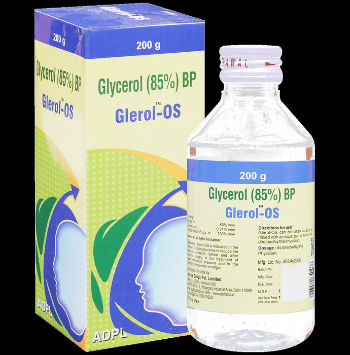 Glerol-OS Gel | Glycerol (85%) BP for Eye Health - Nibasu