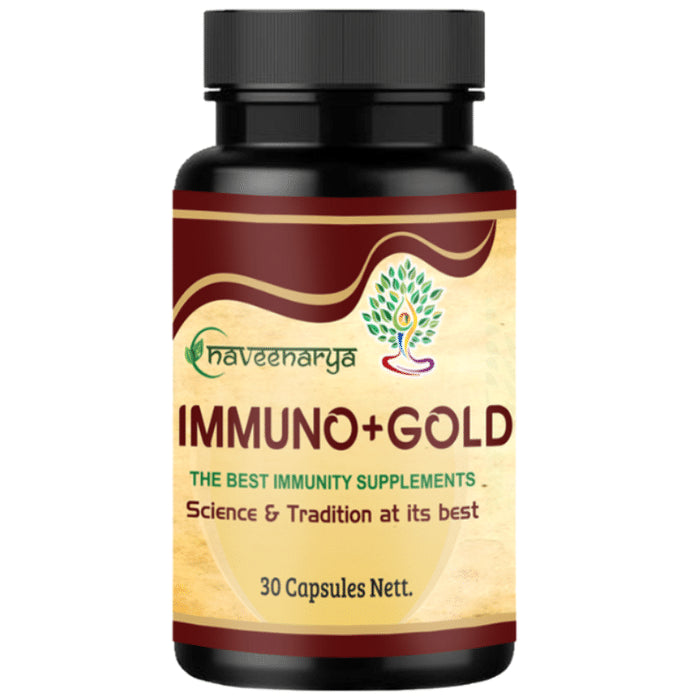 Naveenarya Immuno+Gold Immunity Booster Capsule - Nibasu
