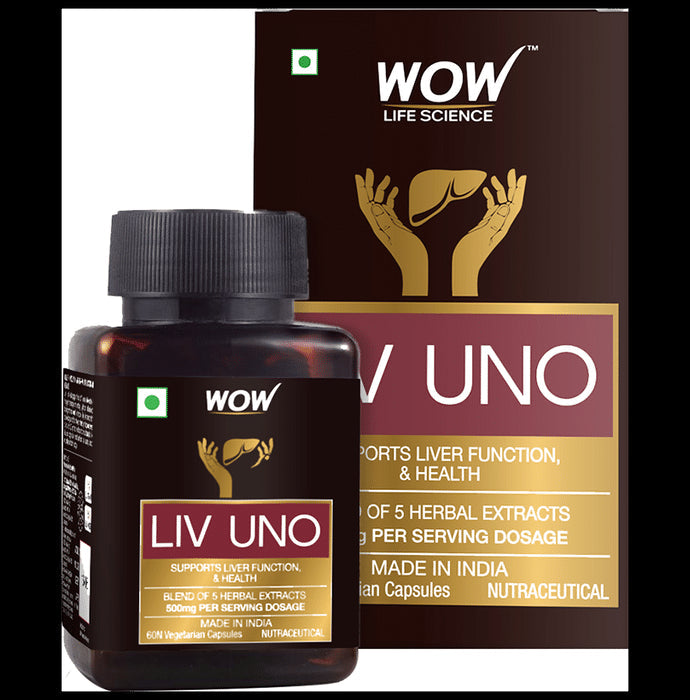 WOW Life Science Liv Uno Vegetarian Capsule - Nibasu