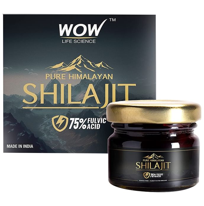 WOW Life Science Pure Himalayan Shilajit Resin - Nibasu