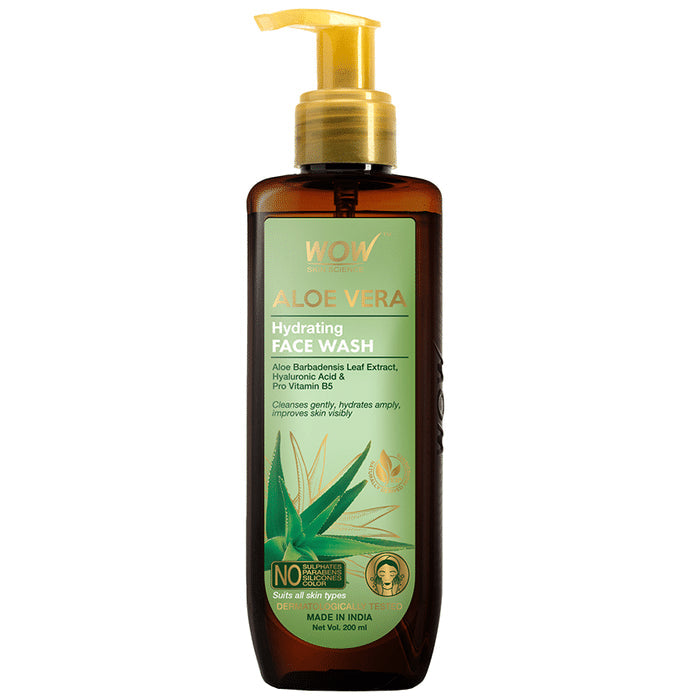 WOW Skin Science Aloe Vera Hydrating Face Wash - Nibasu