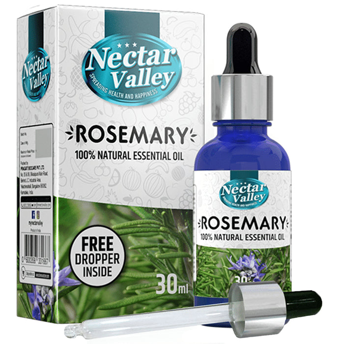 Nectar Valley Rosemary 100% Natural Essential Oil - Nibasu
