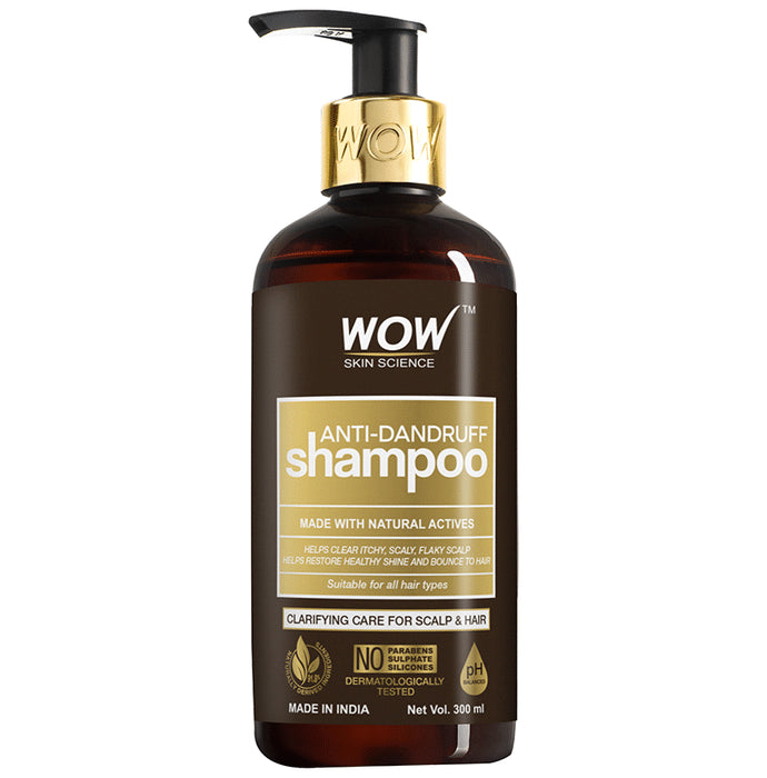 WOW Skin Science Anti-Dandruff Shampoo - Nibasu