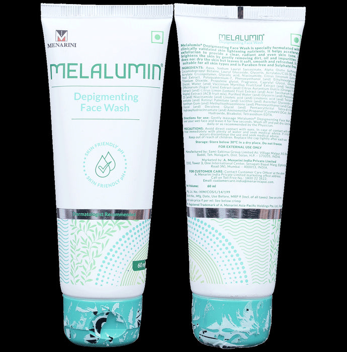 Melalumin Depigmenting Face Wash - Nibasu