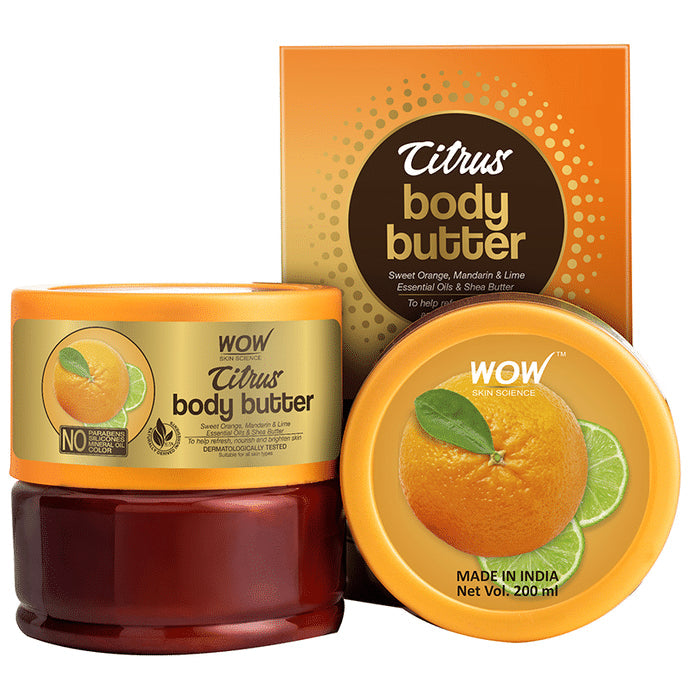 WOW Skin Science Citrus Body Butter - Nibasu