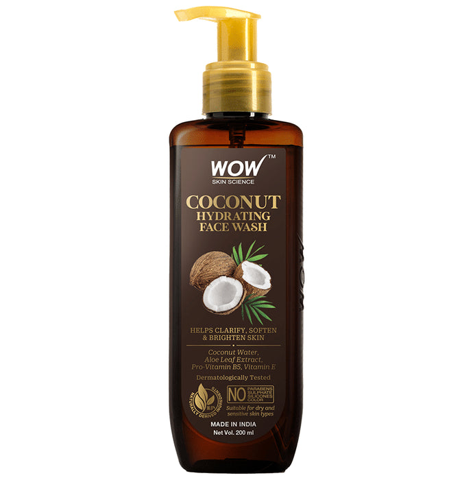 WOW Skin Science Coconut Hydrating Face Wash - Nibasu