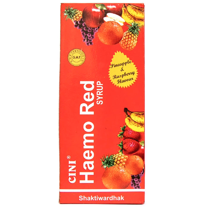 Cini Haemo Red Syrup Pineapple & Raspberry - Nibasu