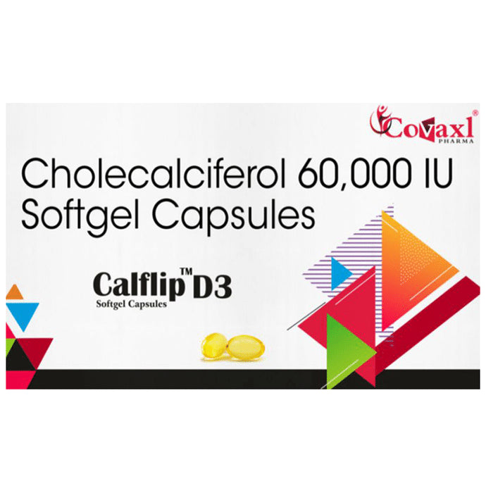 Calflip D3 Softgel Capsule - Nibasu