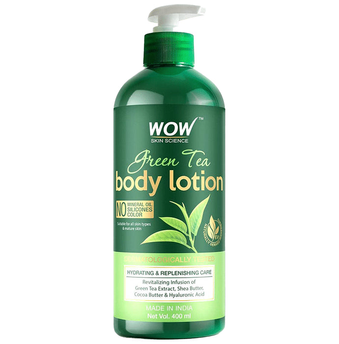 WOW Skin Science Green Tea Body Lotion - Nibasu