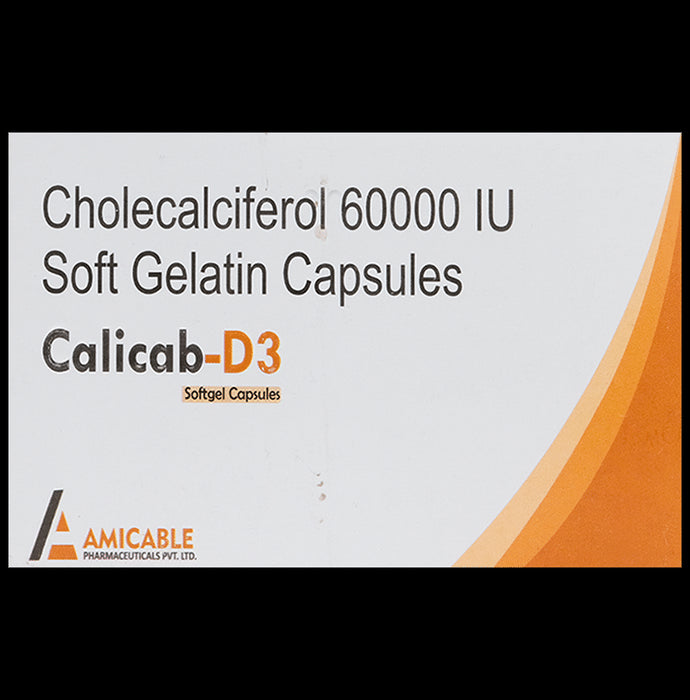 Calicab-D3 Softgel Capsule - Nibasu