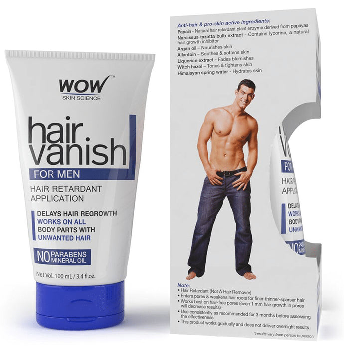 WOW Skin Science Hair Vanish for Men - Nibasu