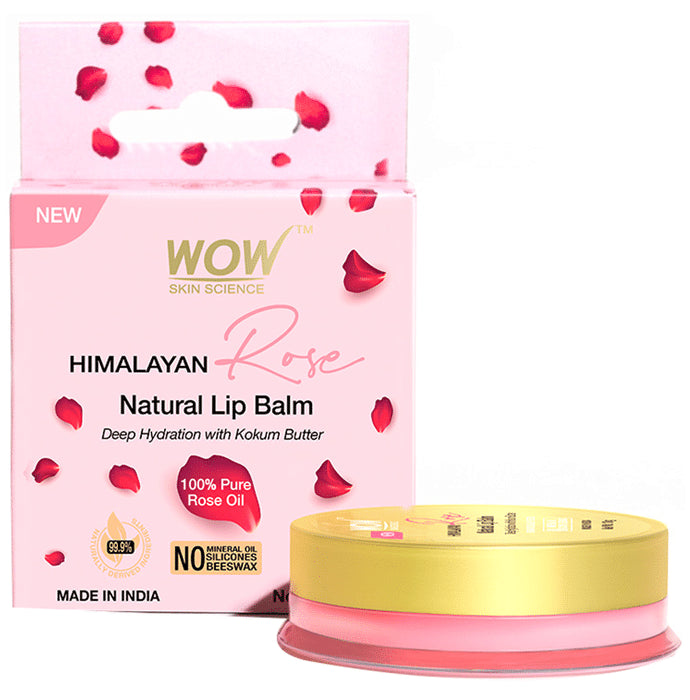 WOW Skin Science Himalayan Rose Natural Lip Balm - Nibasu