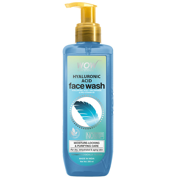 WOW Skin Science Hyaluronic Acid Face Wash - Nibasu