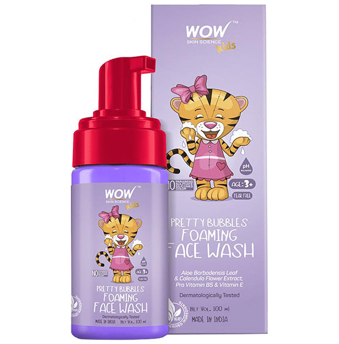 WOW Skin Science Kids Foaming Face Wash Bubble D-Tox - Nibasu