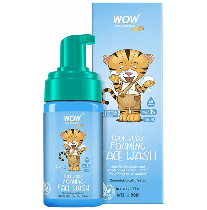 WOW Skin Science Kids Foaming Face Wash Cool - Nibasu