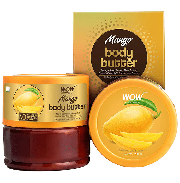 WOW Skin Science Mango Body Butter - Nibasu