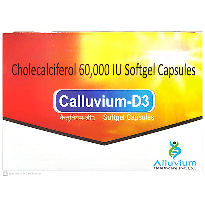 Calluvium-D3 Softgel Capsule - Nibasu