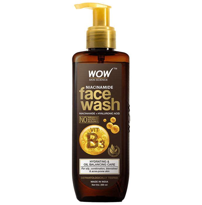 WOW Skin Science Niacinamide Face Wash - Nibasu