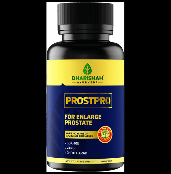 Dharishah Ayurveda Prostpro Capsule for Enlarged Prostate - Nibasu
