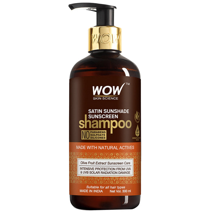 WOW Skin Science Satin Sunshade Sunscreen Shampoo - Nibasu