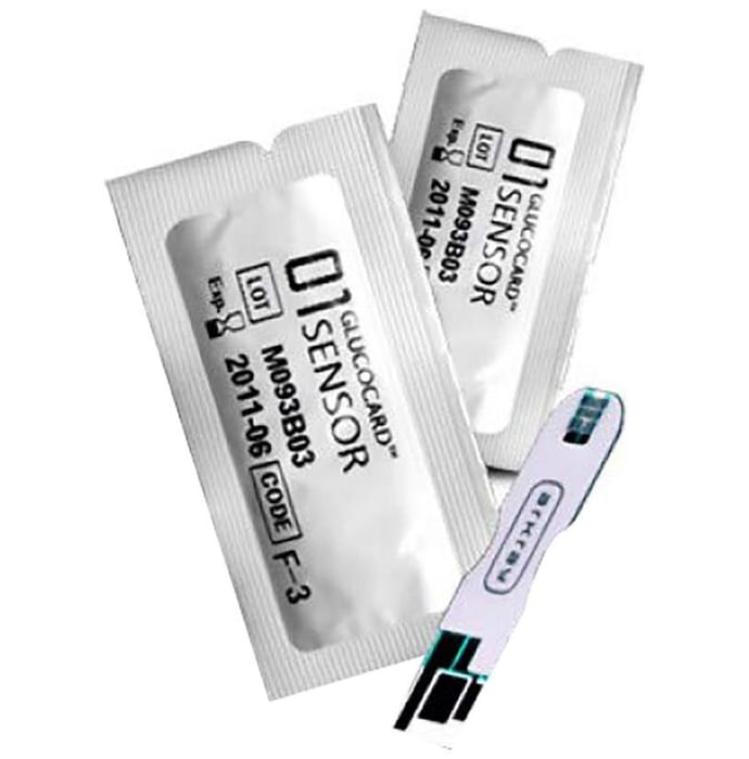 Glucocard 01 Sensor Blood Glucose Test Strip - Nibasu