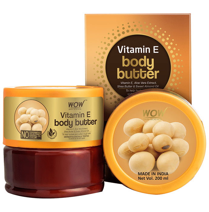 WOW Skin Science Vitamin E Body Butter - Nibasu