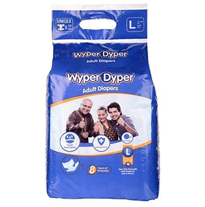 Wyper Dyper Adult Diaper Large - Nibasu