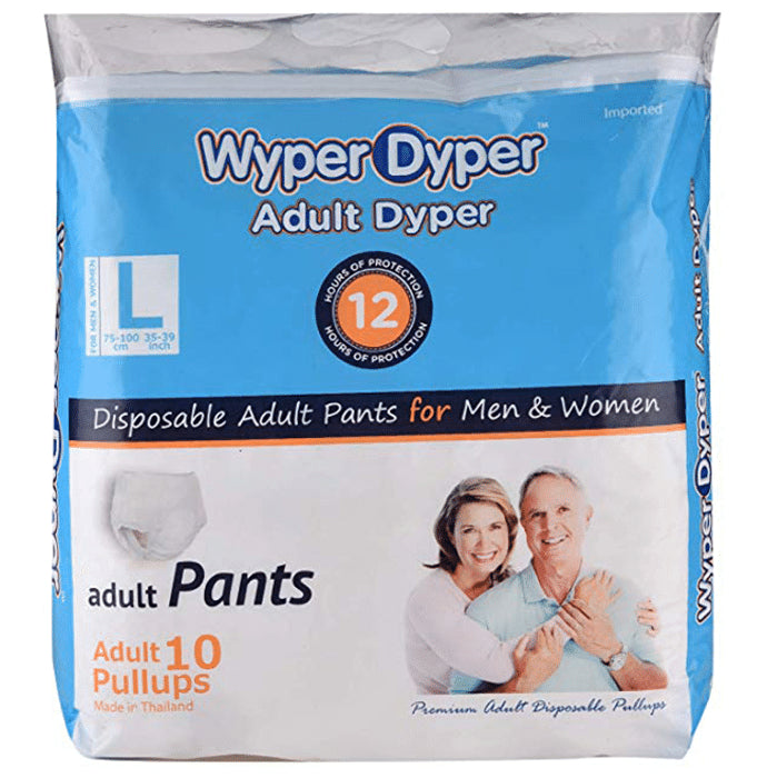 Wyper Dyper Adult Pants Large - Nibasu