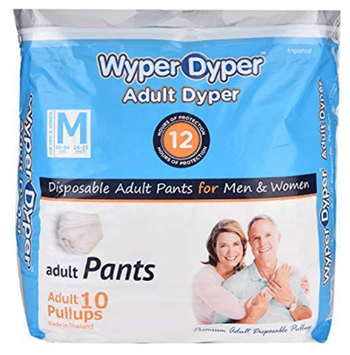 Wyper Dyper Adult Pants Medium - Nibasu